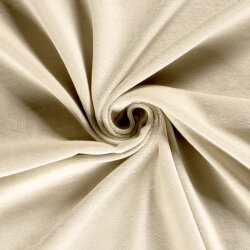 Nickistoff *Marie* Uni - hellbeige