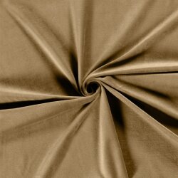 Nickistoff *Marie* Uni - kamelbeige