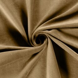 Nickistoff *Marie* Uni - kamelbeige