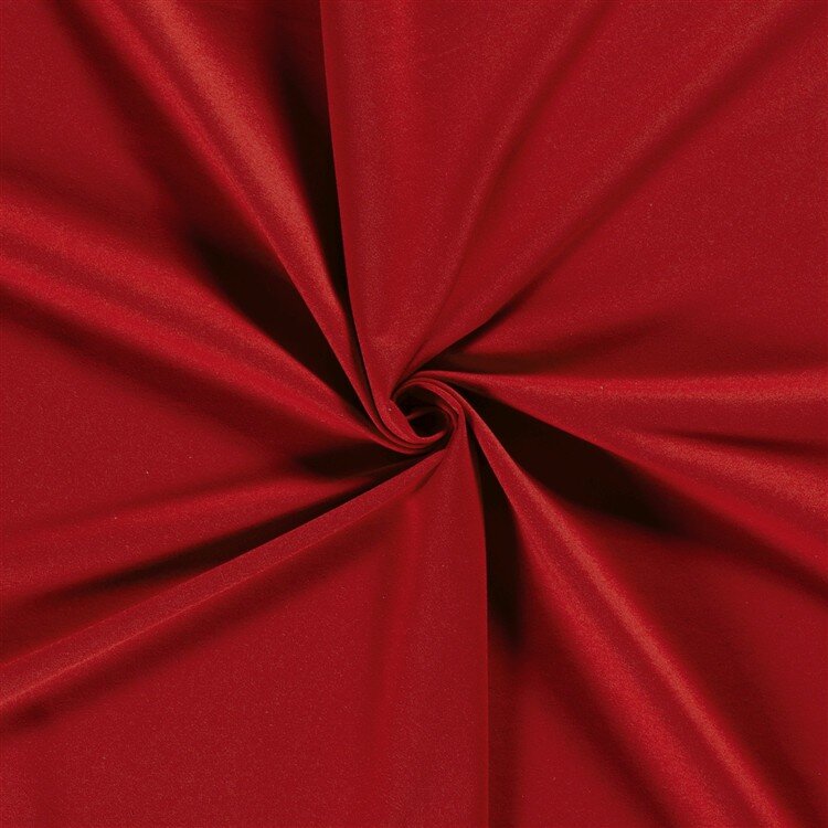 French Terry *Marie* Recycelt - rot