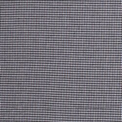 Baumwollpopeline garngefärbt Vichy Karo 2mm - schwarz