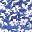 Baumwolljersey Digital Blumen - indigo