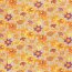 Baumwolljersey Digital bunte Blumenkunst - orange