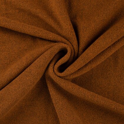 Antipilling Fleece *Lisa* - cognac meliert