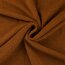 Antipilling Fleece *Lisa* Uni - cognac meliert