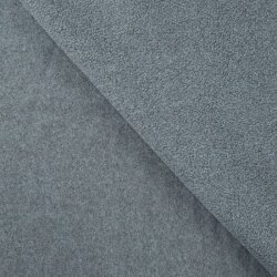 Antipilling Fleece *Lisa* Uni - schattenblau meliert