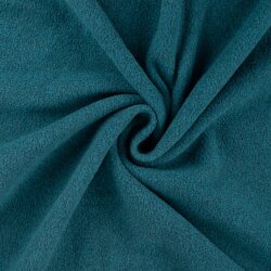 Antipilling Fleece *Lisa* Uni - petrol meliert