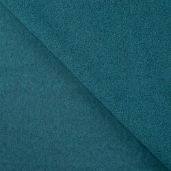 Antipilling Fleece *Lisa* Uni - petrol meliert