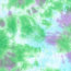 French Terry bunte Batik - grün