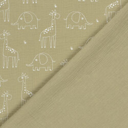 Musselin Giraffe & Elefant - helloliv