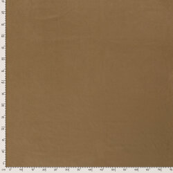 Wildlederimitat Uni - dunkelbeige
