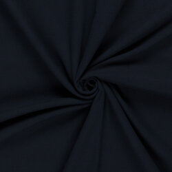 Polyester Viskose Mix Mantelstoff Uni - dunkelblau