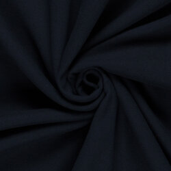 Polyester Viskose Mix Mantelstoff Uni - dunkelblau