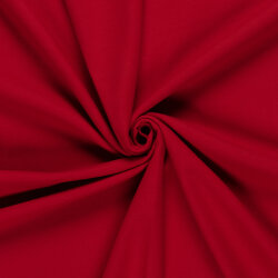 Polyester Viskose Mix Mantelstoff Uni - leuchtend rot