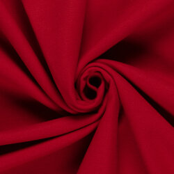 Polyester Viskose Mix Mantelstoff Uni - leuchtend rot