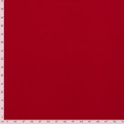 Polyester Viskose Mix Mantelstoff Uni - leuchtend rot