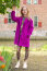 Polyester Viskose Mix Mantelstoff Uni - fuchsia