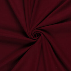 Polyester Viskose Mix Mantelstoff Uni - weinrot