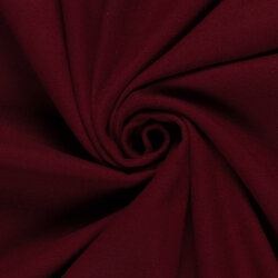 Polyester Viskose Mix Mantelstoff Uni - weinrot