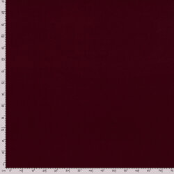 Polyester Viskose Mix Mantelstoff Uni - weinrot