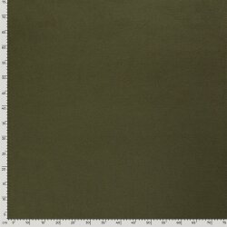 Polyester Viskose Mix Mantelstoff Uni - oliv