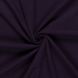 Polyester Viskose Mix Mantelstoff Uni - aubergine