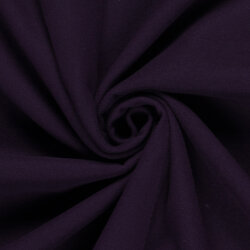 Polyester Viskose Mix Mantelstoff Uni - aubergine