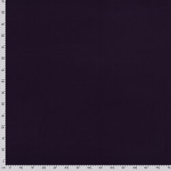 Polyester Viskose Mix Mantelstoff Uni - aubergine