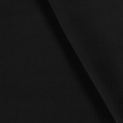 Polyester Viskose Mix Mantelstoff Uni - schwarz