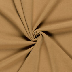 Polyester Viskose Mix Mantelstoff Uni - kamelbeige