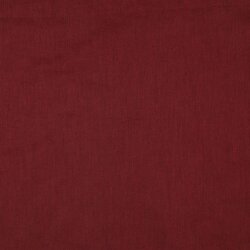 Leinen vorgewaschen *Vera* Uni - dunkel weinrot