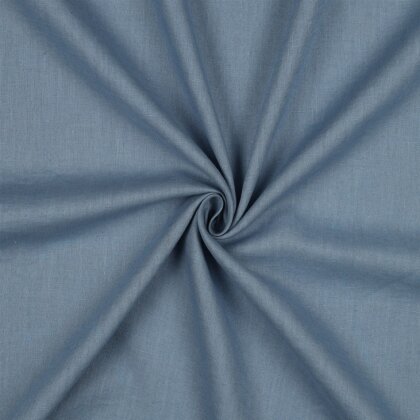 Leinen vorgewaschen *Vera* Uni - rauchblau