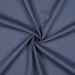 Leinen vorgewaschen *Vera* Uni - jeansblau
