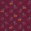 Baumwolljersey Glitzer Kirschen - beere