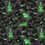 Baumwolljersey Neon Raketen - graphitgrau