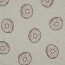 Baumwolljersey Glitzer Donuts - cremegrau meliert