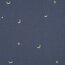 Musselin Bestickt Mond und Sterne - jeansblau