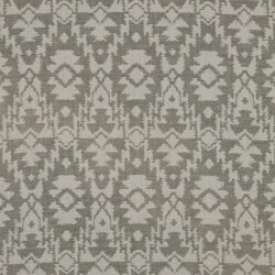 Musselin Jacquard AZTEC - dunkeloliv
