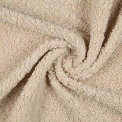 Teddystoff Boucle Uni- beige