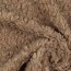 Teddystoff Boucle Uni- softtaupe