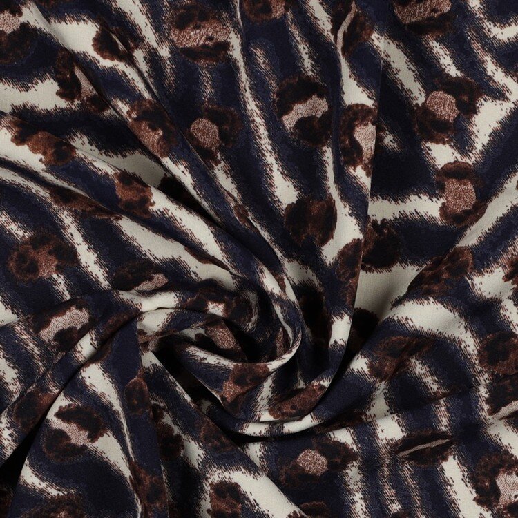 Polyesterjersey - dunkelblau