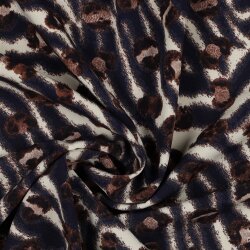 Polyesterjersey - dunkelblau