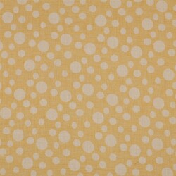 Musselin Jacquard Punkte - dunkelgelb
