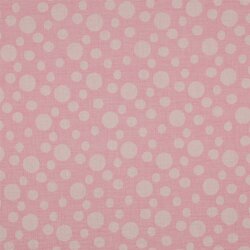 Musselin Jacquard Punkte - pink