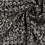 Strickstoff Jacquard Leopard - schwarz