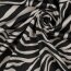 Strickstoff Jacquard Zebra - schwarz