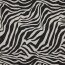 Strickstoff Jacquard Zebra - schwarz