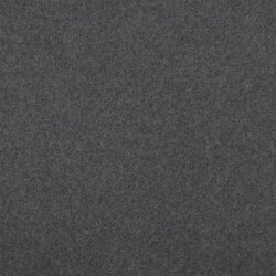 Baumwollfleece Uni Organic - dunkelgrau