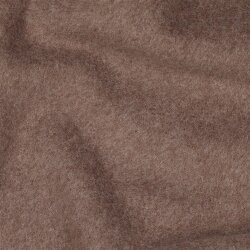 Baumwollfleece Uni Organic - MOCHA