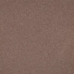 Baumwollfleece Uni Organic - MOCHA